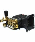 Horizontal Shaft Pressure Washer Pump 1 Inch Inlet For Honda GX340 GX390 Engines Beefy 3600 PSI Four Point Seven Six GPM Triplex High Pressure Pump Replaces Cat General AR
