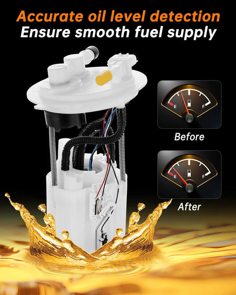 Electric Fuel Pump Module Assembly For Nissan Versa And Versa Note 1.6L L4; Fits 2013-2019 Models; Replaces OE E9100M And Related Part Numbers
