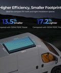 Two Pack 320 Watt N Type Solar Panel Kit With 18 Busbar Cells And Rock Solid 25 Percent Efficiency For Heavy Duty Off Grid Roof Install on RV roof.