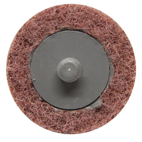 2 Inch Quick Change Nylon Surface Conditioning Sanding Discs For Drill And Die Grinder Deburring Finishing Polishing Rust Removal Metal Paint Stripping 25 Pack Medium Grit