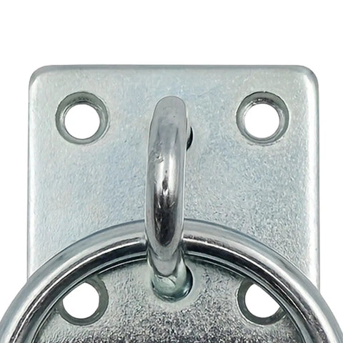 Heavy Duty Horse Tie Ring Square Wall Mounted Fastener for Easy Ground Ties and Stable Setup