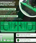 Heavy Duty Bolt On Tractor Bucket Hook Grab Hooks D Rings Compatible With Wide Range Of Compact And Utility Tractors image