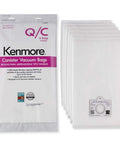 Type Q And C Vacuum Bags For Canister Vacuums With HEPA Filtration Six Pack Fits Kenmore And Panasonic Style Q C Bags packaging