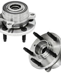 Beefed Up Pair Of Front Or Rear Wheel Hub And Bearing Assemblies 512460 for Ford Explorer 2011-2019, OE Quality, steel material