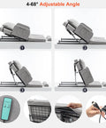 Big Power Electric Recliner Backrest With 300 Lbs Capacity lets you crank from chilling to full recline with adjustable angles.