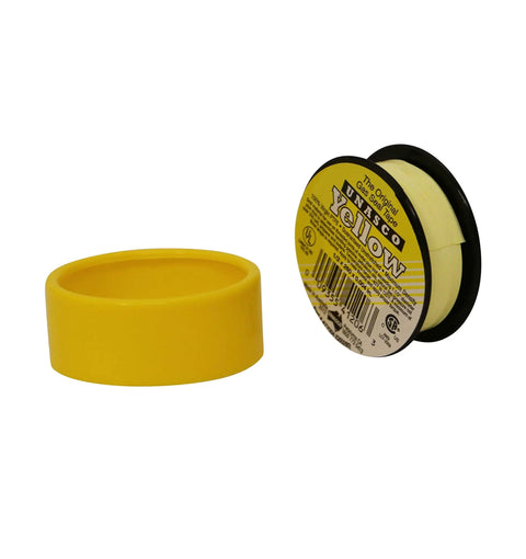Yellow Gas Thread Seal Tape Three Quarter Inch By 260 Inch Pro Grade High Density Sealant For Gas Lines, spool and case