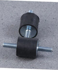 5 Pack Rubber Isolator Mounts For Vibration Dampening And Noise Reduction, Silent Blocks For Air Compressors, Engines, Fitness Equipment, 80x30x30 mm rubber mounts