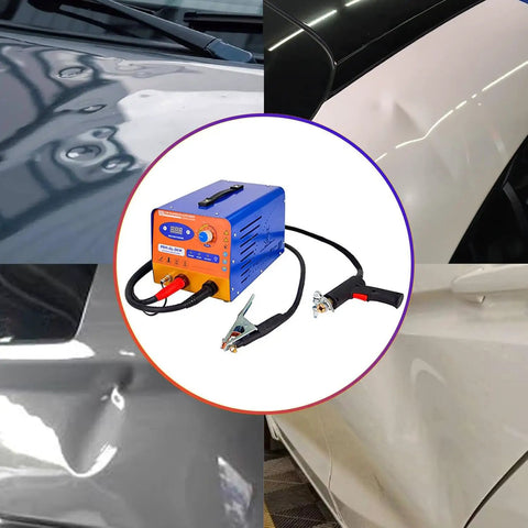 Heavy Duty 3000W Stud Welder Dent Puller With Adjustable Voltage, LED Display, 11000A Peak Current, tools and dents on car body