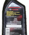 Toyota Differential Gear Oil GL-5 75W-85 1 Quart For LSD And Transfer Case bottle front label in black container