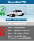 Image showing compatibility details for Sleek Rear Trunk Spoiler Tail Wing For Tesla Model Y Juniper 2025 2026.