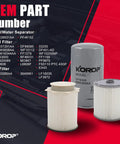Ram 6.7L Diesel Fuel Filter Water Separator and Oil Filter Kit for 2019-2024 Ram trucks