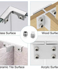 Built Tough M12 Nylon Tip Grub Screws Five Pack Heavy Duty Hex Socket Cap Set Screws displayed on glass, wood, ceramic tile, and acrylic surfaces.
