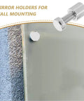 Six Piece Picture Frame Hardware Kit With Silver Iron And Carbon Steel Screws for wall mounting and frame support.