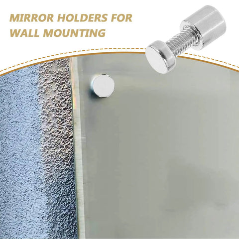 Six Piece Picture Frame Hardware Kit With Silver Iron And Carbon Steel Screws for wall mounting and frame support.