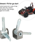 Go Kart Spindle Bracket Replacement Set 4.5 Inch By 5 Eighths Inch Right And Left Steel Alloy Steering Knuckle Bracket