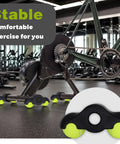 4 Pack Bike Trainer Rocker Feet Adapters For Indoor Cycling, Stable Rocker Feet With 8 Tennis Balls on a bike trainer setup