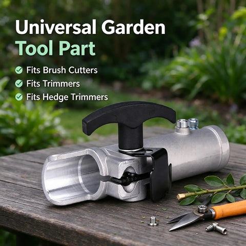 Hardcore Build 26Mm 9T Shaft Connector Joining Clamp Replacement Part Lawn Mowers Brush Cutters String Trimmers Hedge Tools with snug fit.