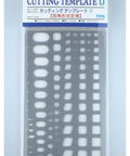 Assorted Model Kit With Oval And Square Cutting Templates And DIY Hobby Set for 14 Plus Multi Color Parts Includes TP8 Template