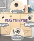 Secure toolboxes and drawers with this one pack of five eighth inch tubular cam locks in zinc alloy, keyed alike for convenience, installation steps shown.