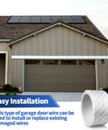 Installing 100 Ft 22 AWG 2 Pin Universal Garage Door Wire For Sensors And Control Stations with easy installation guide