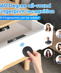 Smart Cabinet Lock With Fingerprint, Remote Unlock, And USB Key Backup, Holeless Installation for drawer with fingerprint access