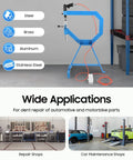 4 Inch Pneumatic Planishing Hammer With Cast Iron Stand And Pedal, 875 To 1350 RPM in shop with application icons