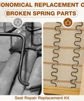 Heavy Duty Couch Upholstery Spring Repair Kit Built Like A Tank With Rock Solid Coils and Steel Stay Wire for seat repair parts.