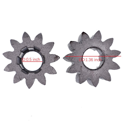 Two Pack Steering Pinion Gear GX20053 For John Deere Lawn Tractors And Mowers Compatible With D100 D110 D160 D170 LA Series