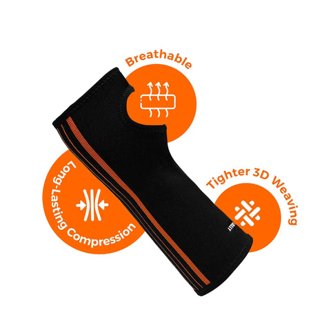 Forearm And Wrist Brace For Carpal Tunnel Relief And Workout Recovery, MoistureWicking Adjustable Wrist Wraps and features