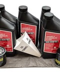 Five Quart 20W50 Hydraulic Change Kit Pro Grade With Two Filters Compatible With Hydro Gear 72750 Transaxles ZT 2800 Through ZT 3800