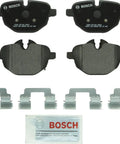 QuietCast Premium Semi Metallic Rear Brake Pad Set For Select BMW Models Including 528i 528i xDrive 530i with shims and lubricant