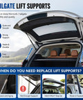 Smart Forfour Hatchback Trunk Gas Strut Replacement 453 2014 2019 Compatible Hydraulic Lift Support Durable Carbon Steel Cylinder Leak Proof Sealed Tube Smooth Open and Close Easy Install, hatch open