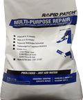 Front view of a 20 lb bag of Multi Purpose Repair Patch For Concrete Stone Masonry And Stucco Fast Setting Patch For Easy Fix.