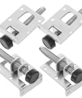Adjustable Furniture Feet Set Four Pack With Leveling Posts Anti Skid Leg Pads For Tables Chairs Cabinets Heavy Duty Riser Feet To End Wobble
