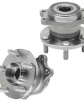Rear Wheel Bearing Hub Assembly Pair For 2005-2009 Subaru Outback And Legacy, 5 Lug, M12x1.25, ABS Encoder, 4-Bolt Flange