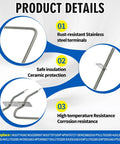 Range Oven Bake Element Replacement 240V 3600W For Whirlpool KitchenAid Maytag Ovens Easy Install, product details highlighted.