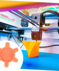 Flexible Rubber Spider Insert For Plum Jaw Couplings Elastic Shock Absorption Pad near 3D printer
