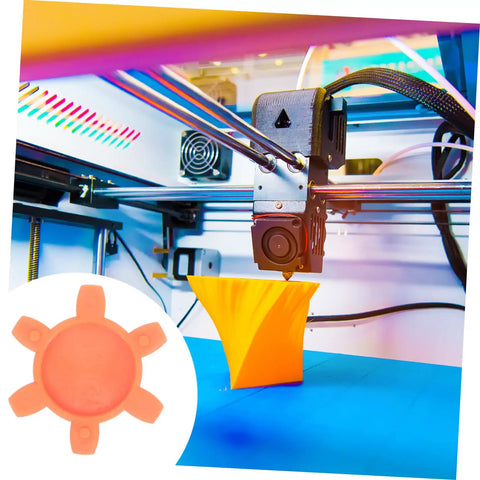 Flexible Rubber Spider Insert For Plum Jaw Couplings Elastic Shock Absorption Pad near 3D printer