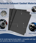 Non-asbestos gasket material sheets, 16 pcs, 14x11 in, 1.0 mm thick for high-temperature engine and lawn mower seals