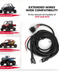 Upgraded Fan Override Switch Kit with Relay and LED Rocker Switch for Safer Engine Cooling Heat Resistant Wiring