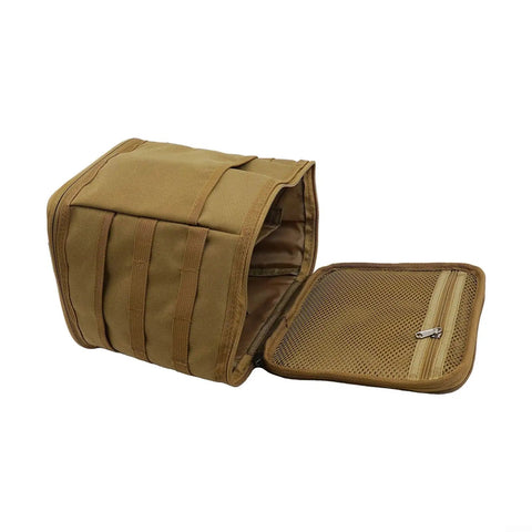 Heavy Duty Outdoor Camping Storage Bag Portable Polyester Organizer For Gas Stoves Pots And Gear spacious interior view