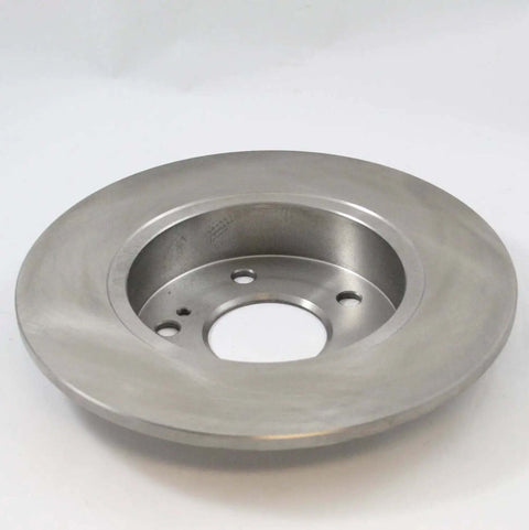 Rear Solid Disc Brake Rotor For Heavy-Duty Braking, Precision Flange Fit, ABS Signaling Ready, shown from front view