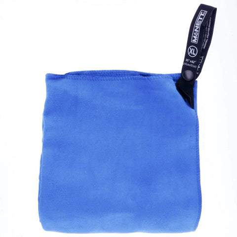 Go To Quick Dry Microfiber Towel For Travel Camping And Sports With Snap Loop Hang Super Absorbent Performance Cobalt Large 30 By 50 Inches