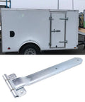 Heavy Duty 16 Inch Trailer Door Strap Hinge Set for Side Doors on Enclosed Cargo Trailers and RVs Offset Bent Metal Hinges