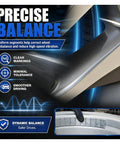 One Sixth Oz Adhesive Wheel Weights, Low Profile Sticky Tire Balancers For Cars Trucks SUVs And Cycles, Heavy Duty Iron 24 Pack, showing precise balance and installation on rim.