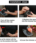 AF-100 Compatible Trimmer Spool Refill 30 Ft 0.065 Inch Line installation steps for Black And Decker models