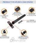Beefy Black Heavy Duty Adjustable Hook And Band Hinges For Field And Garden Gates Supplied In Pairs With All Fixings Fits 24 Inch Gates Tough Steel Build Easy Install Long Lasting Performance, featuring decorative design and rust resistance