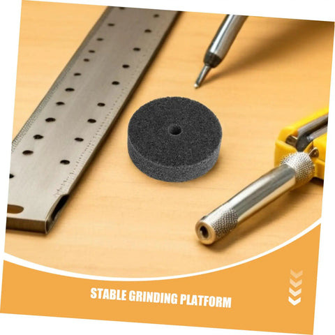 6 Pack Nylon Polishing Wheels 75mm With 10mm Hole For Marble Stone Metal Burnishing Buffing Discs on stable surface