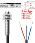 M8 Inductive Proximity Sensor Switch 1.5mm Sensing Distance DC 12 To 24V 3 Wire PNP Normally Open with wiring diagram and labels
