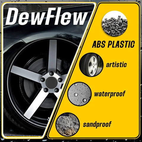 Matte Black Wheel Center Caps 2.63 Inch Outer Diameter Snap Fit Installation For Cadillac Chevy Buick Street Ready Hub Covers with ABS plastic